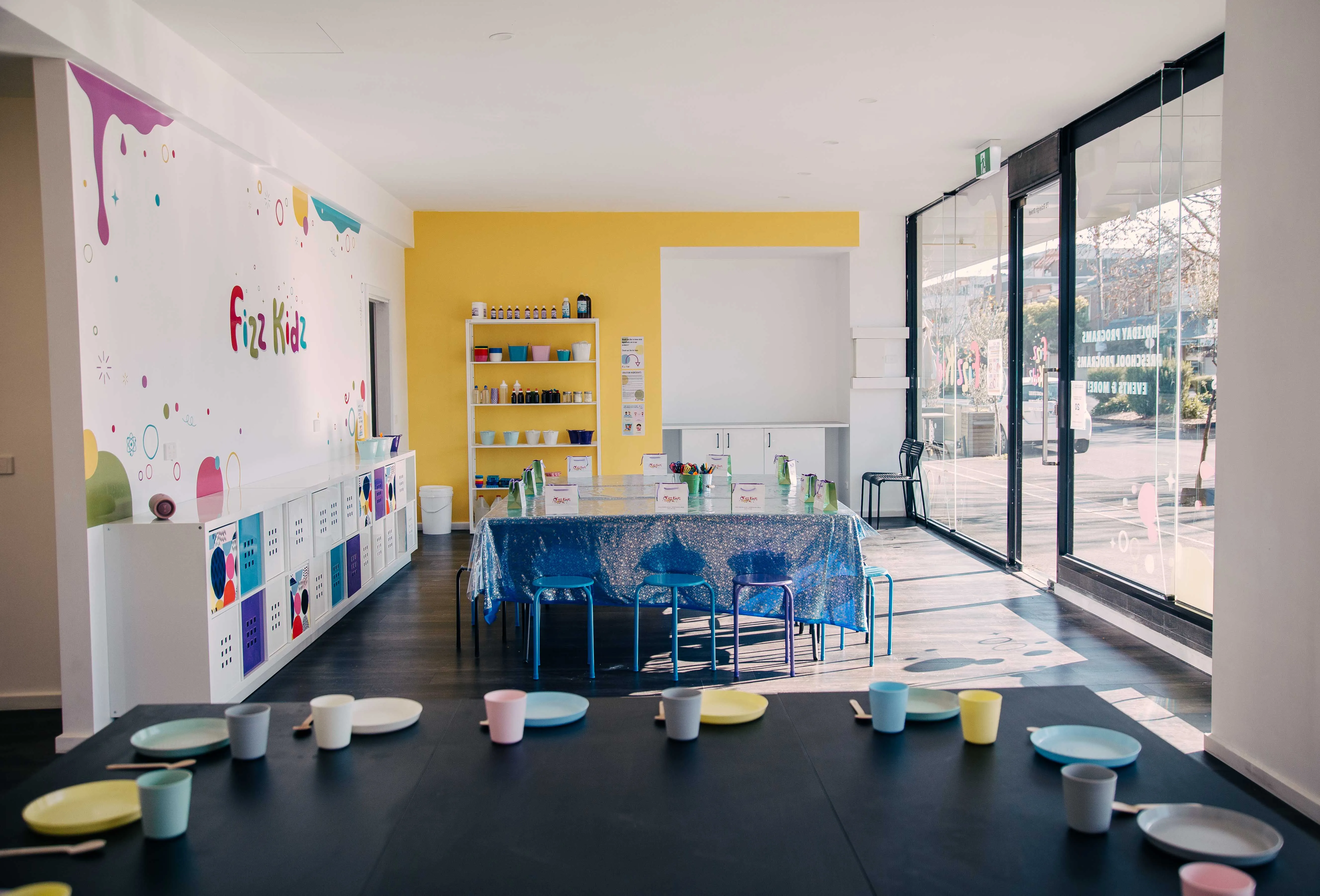 background image of kids in a classroom