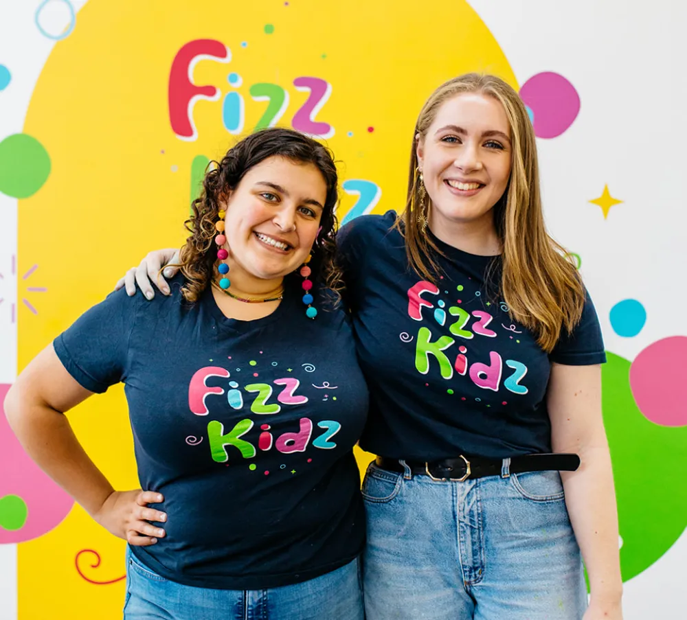 Two Fizz Kids staff smiling